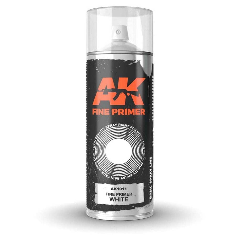 Fine Primer White - Spray 400ml (Includes 2 nozzles)
