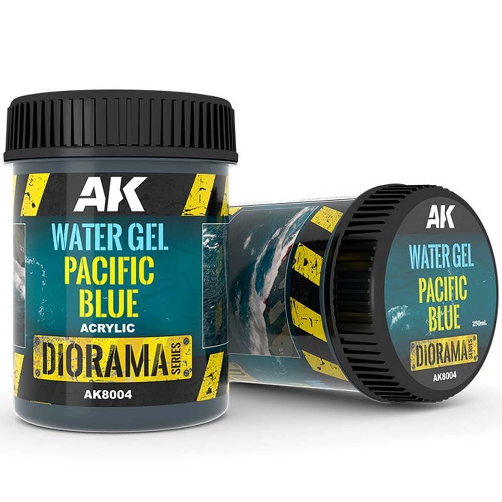 AK Diorama: Water Gel Pacific Blue - 250ml (Acrylic)