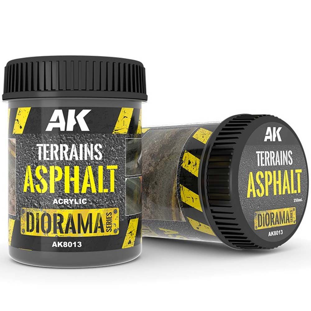 AK Diorama: Terrains Asphalt - 250ml (Acrylic)
