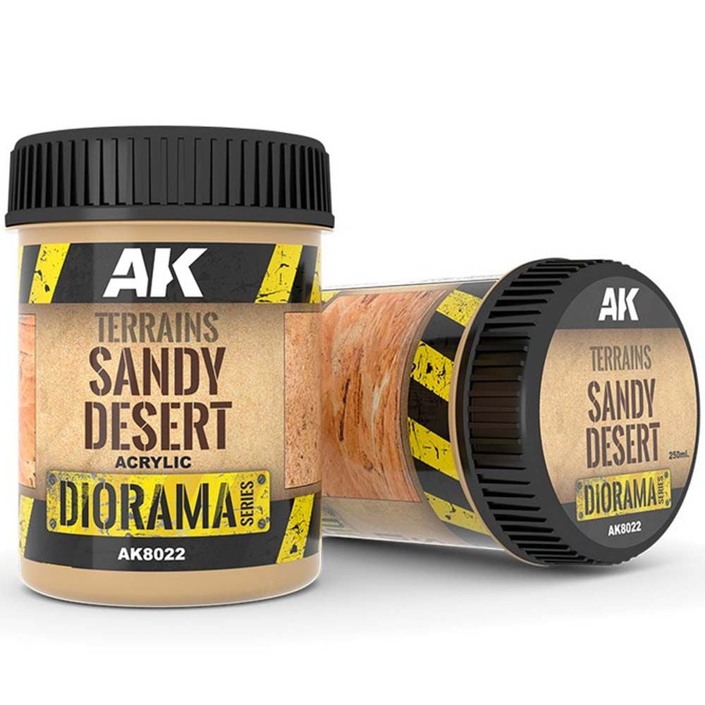 AK Diorama: Terrains Sandy Desert - 250ml (Acrylic)