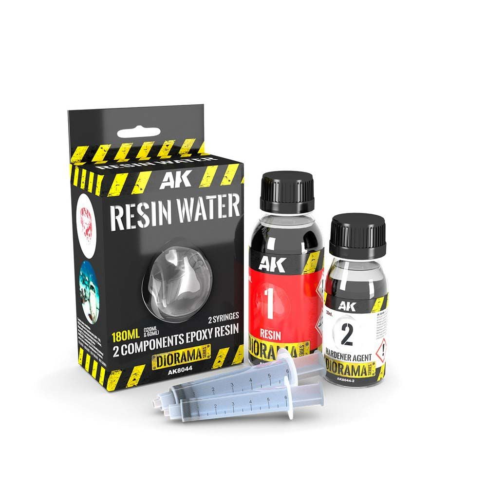 AK Diorama: Resin Water 2-components Epoxy Resin - 180ml