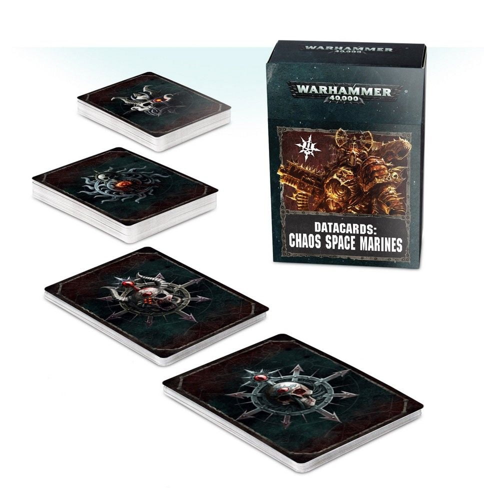 Datacards: Chaos Space Marines - 8th Edition - German