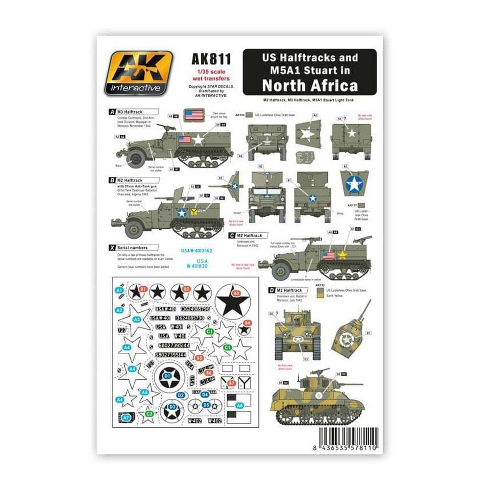 AK Accessories: US Halftracks and M5A1 in North Africa