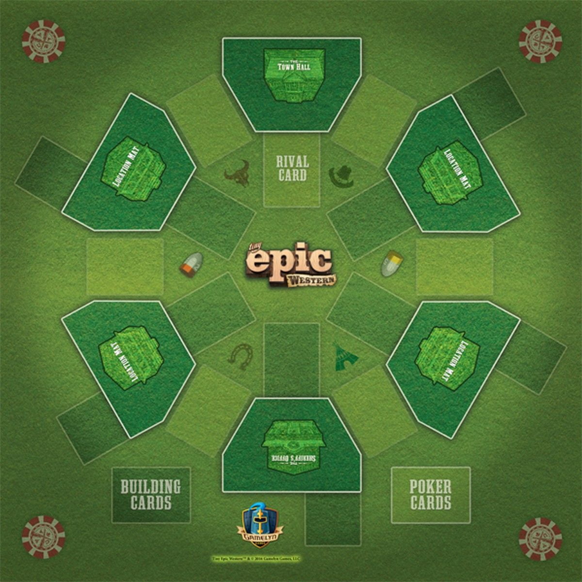 Tiny Epic Western: Game Mat