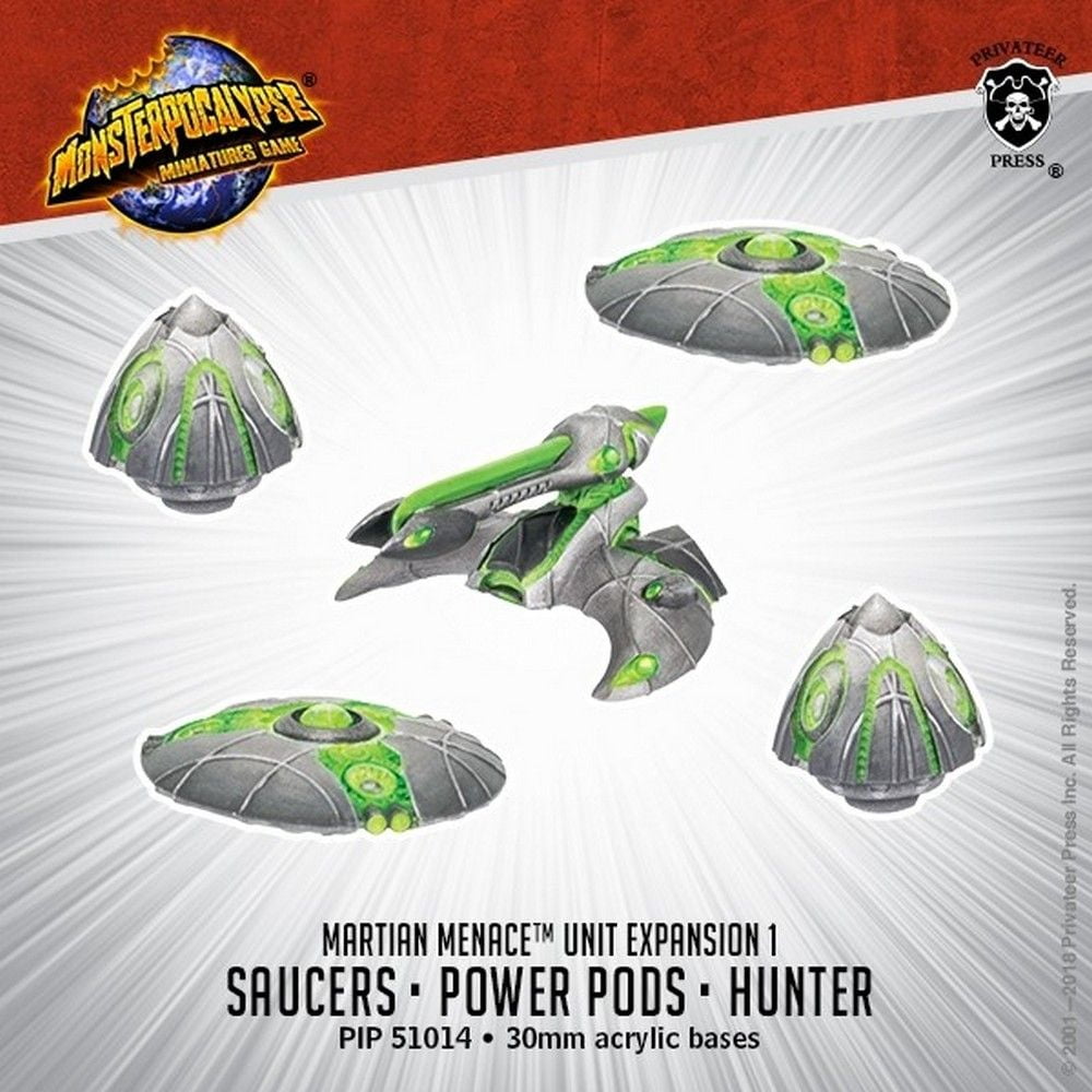 Saucers, Power Pods & Hunter