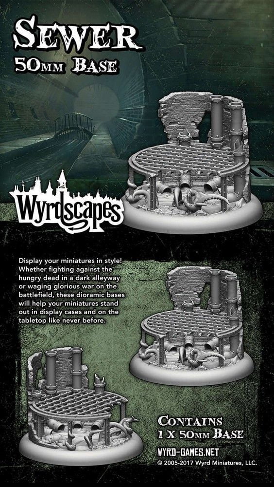 Wyrdscapes Sewer 50mm Base