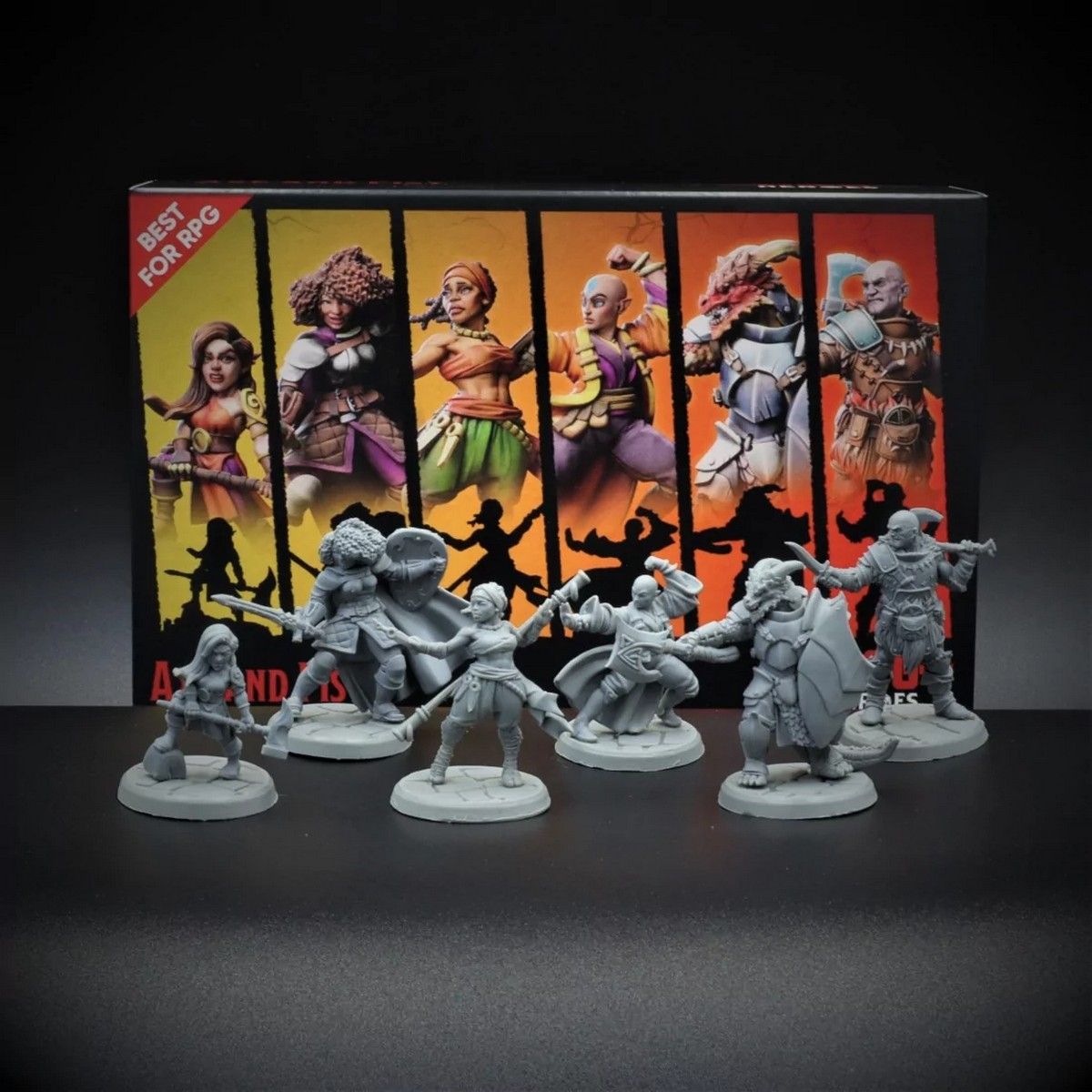 D20 Heroes: Axe and Fist Rpg Hero Set box view