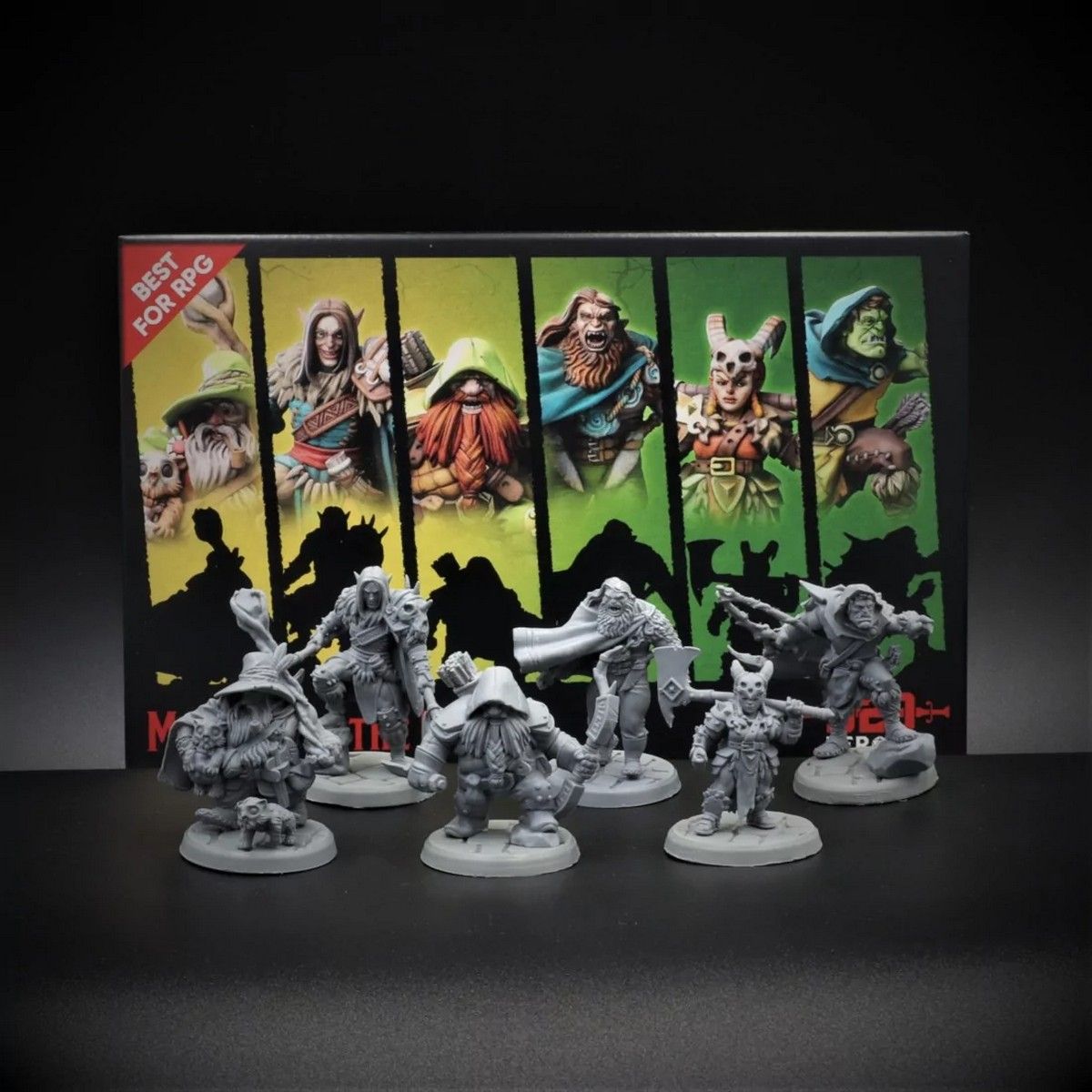 D20 Heroes: Masters of the Hunt Rpg Hero Set box view