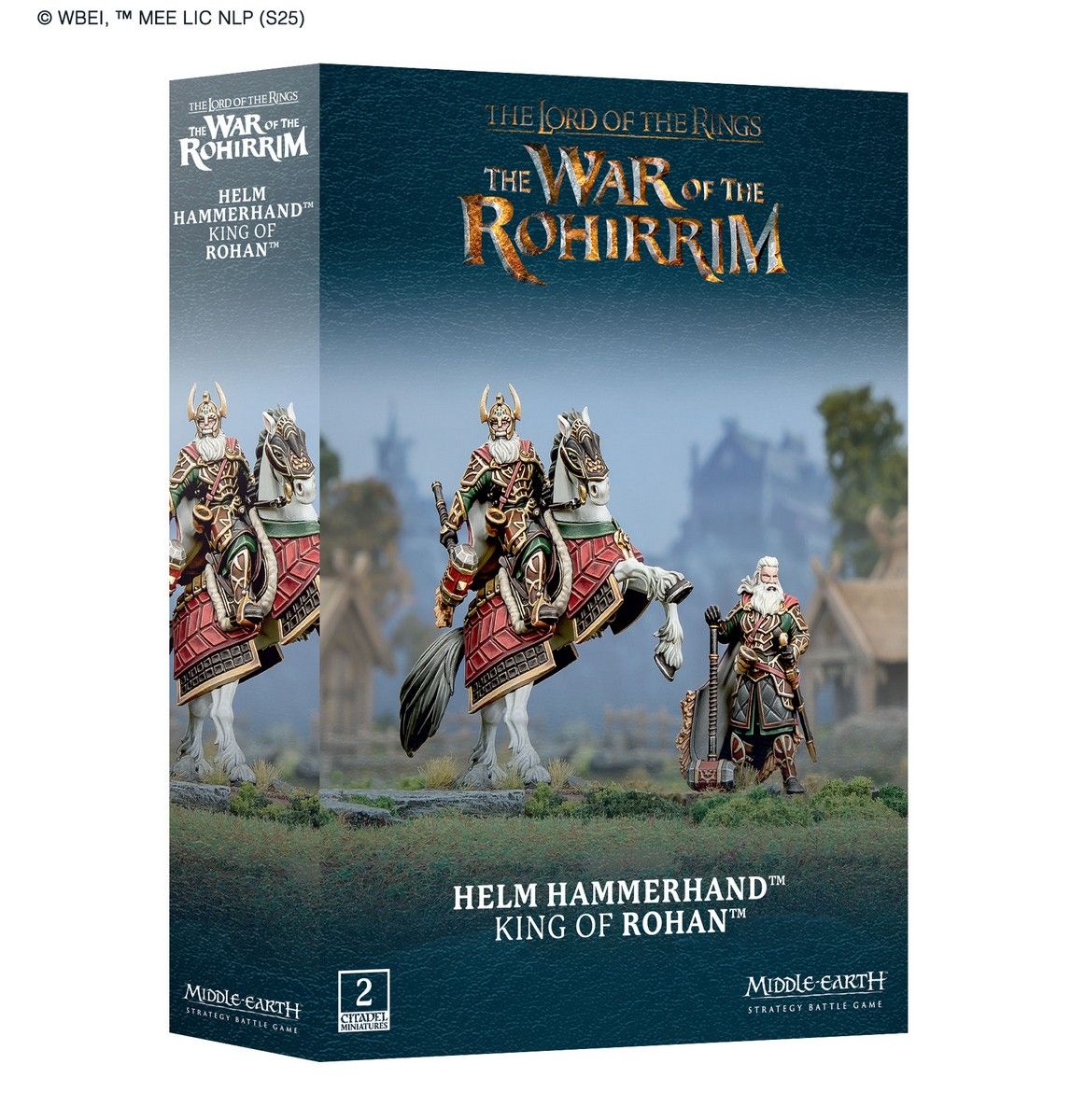 Helm Hammerhand King of Rohan - Mesbg box view