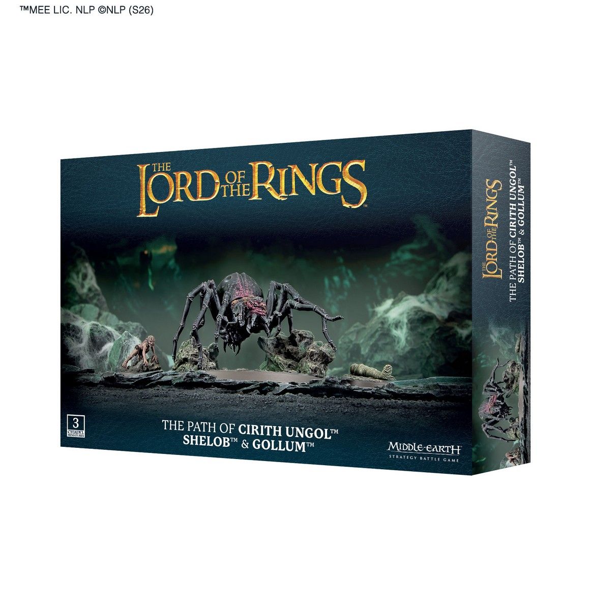 The Path of Cirith Ungol: Shelob & Gollum - Mesbg box view