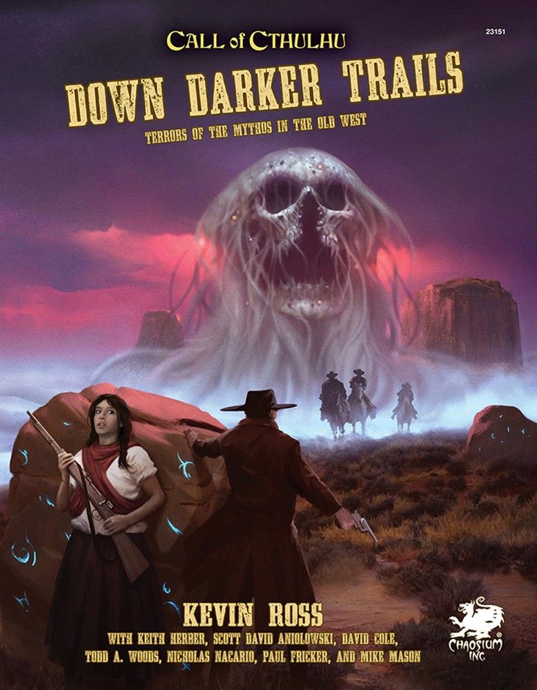 Down Darker Trails: Terrors of the Mythos in the Old West: Call of Cthulhu Rpg box view