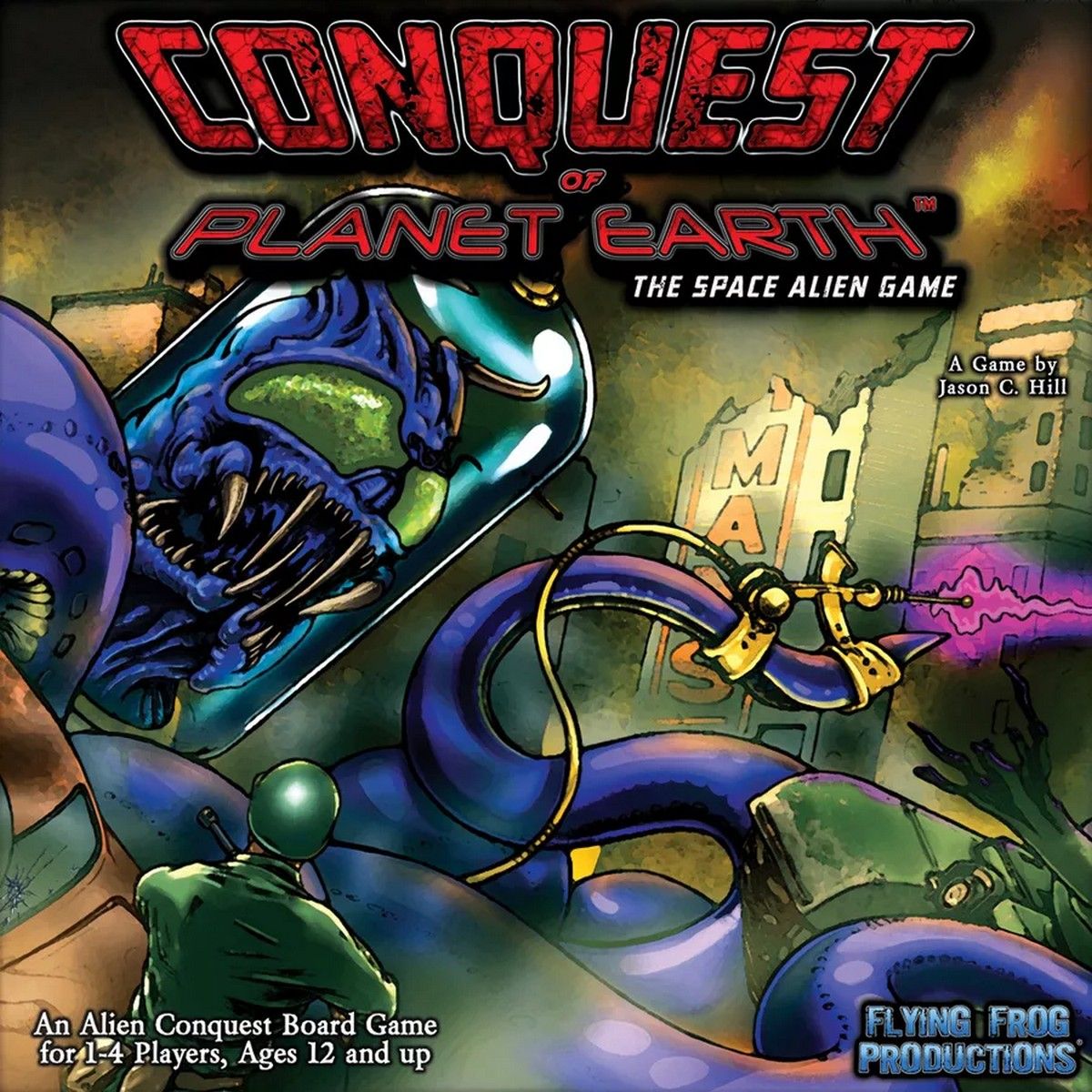 Conquest of Planet Earth: the Space Alien Game box view