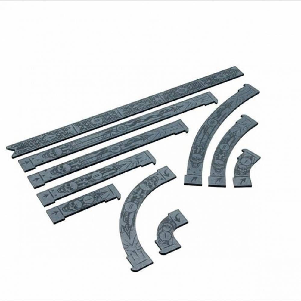 Black Runic War Plastic Templates - Kraken Wargames box view