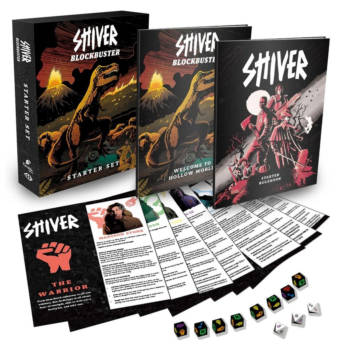 Shiver Rpg: Blockbuster Starter Box box view